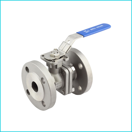 2PC FLANGED BALL VALVE WITH DIRECT MOUNTING PAD(JIS)