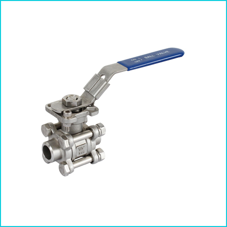 3PC BALL VALVE WITH MOUNTING PAD