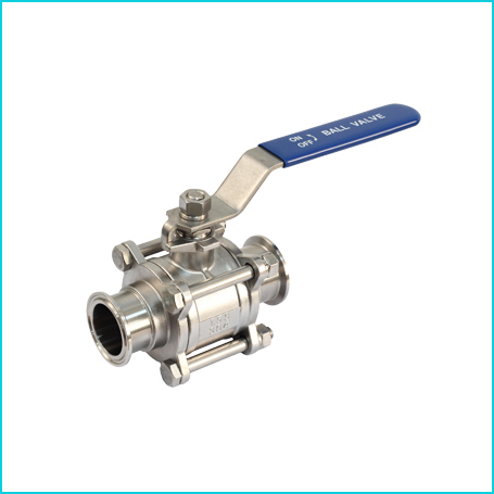 3PC BALL VALVE-CLAMPED END